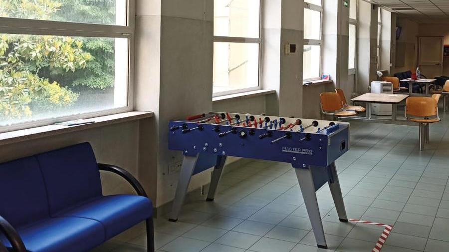 L'interno dell'unità psichiatrica del Santa Chiara