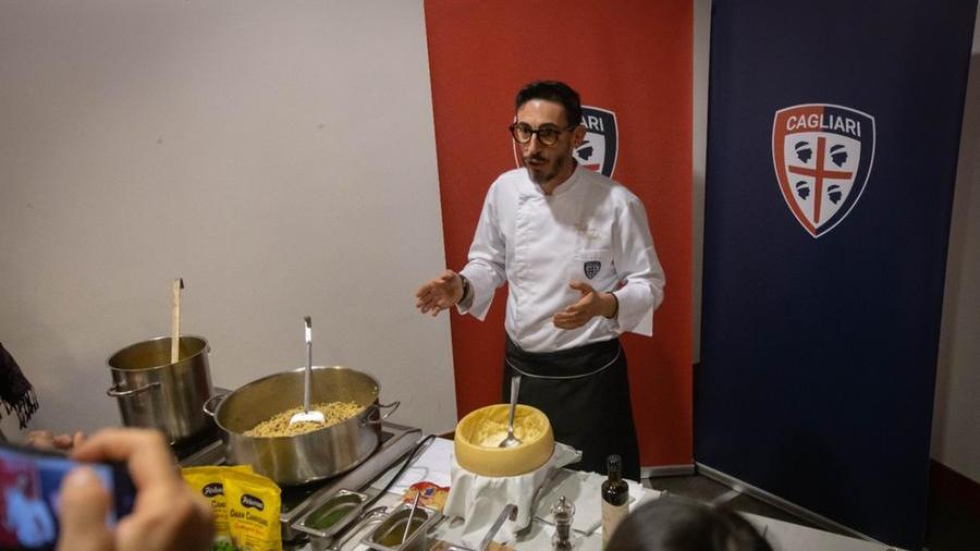 
	William Pitzalis durante lo show cooking a Parma

