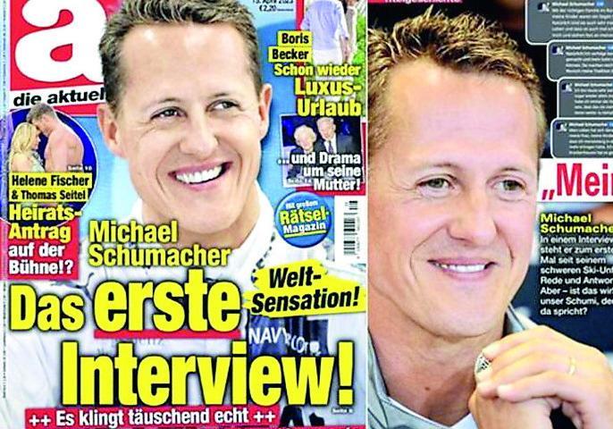 La falsa intervista di “tecno-sciacalli” al povero Schumacher 