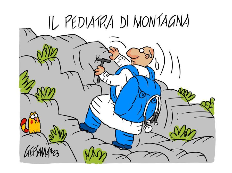La vignetta di Gef: nuovi pediatri in 137 sedi disagiate
