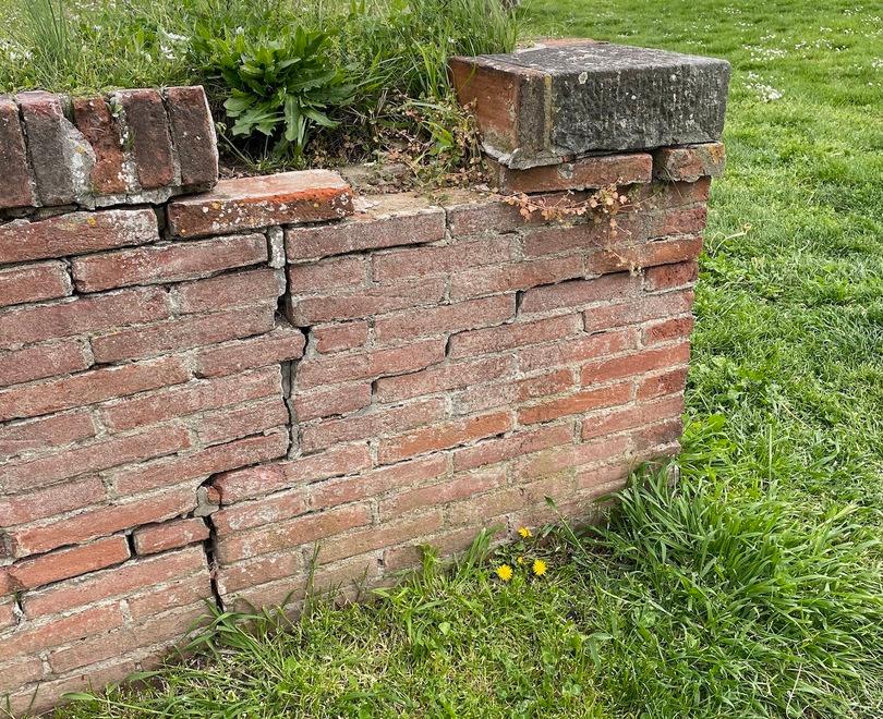 La situazione di un muretto su un baluardo