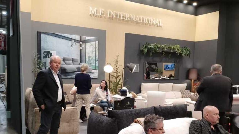 Lo stand della Mf International al Salone di Milano