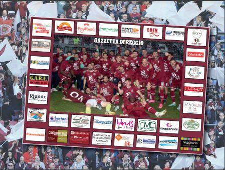 Domani in regalo il poster della Reggiana