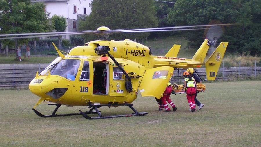 Sul posto l'elisoccorso Pegaso (Foto di repertorio)