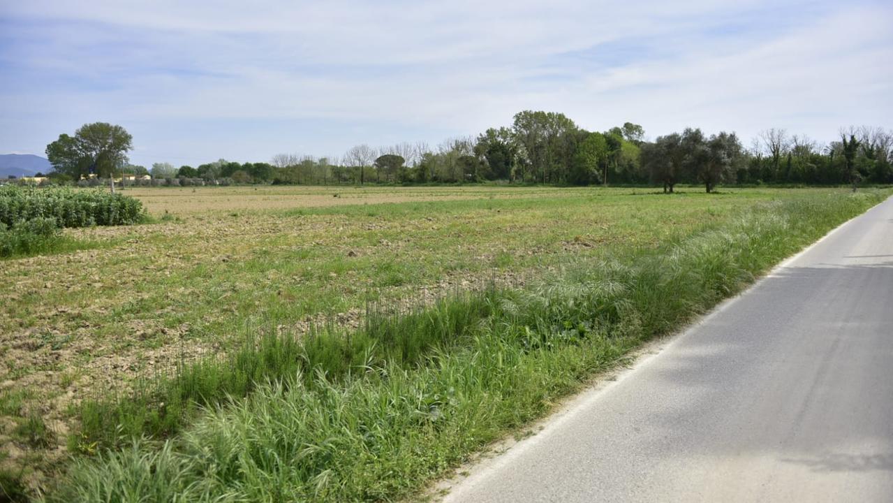 La zona di campagna in cui è avvenuto l’incidente ai danni del bimbo di 9 anni rimasto sotto al trattore in casa dei nonni (Foto Muzzi/Cappello)