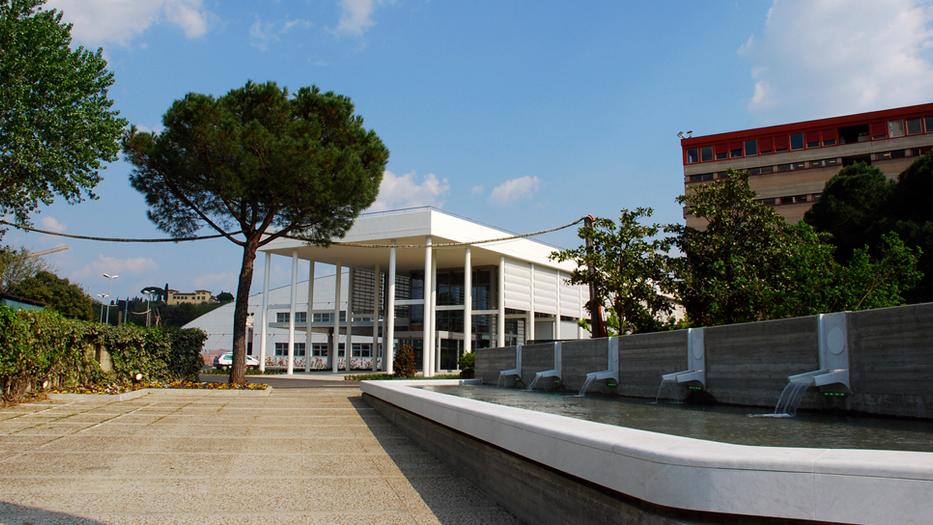 L’ingresso dell’ospedale San Giovanni di Dio