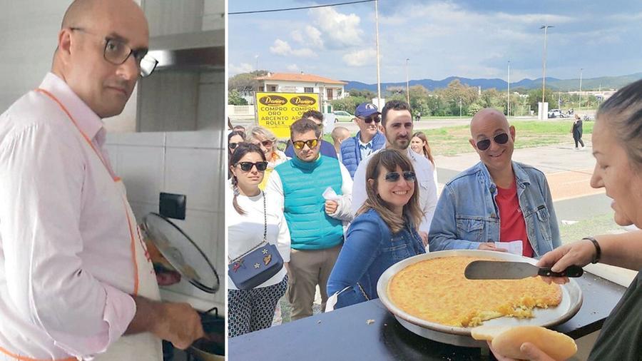 
	Rocco Garufo l&rsquo;assessore al commercio qui ai fornelli e nella foto a destra uno stand del 5&amp;5



	&nbsp;

