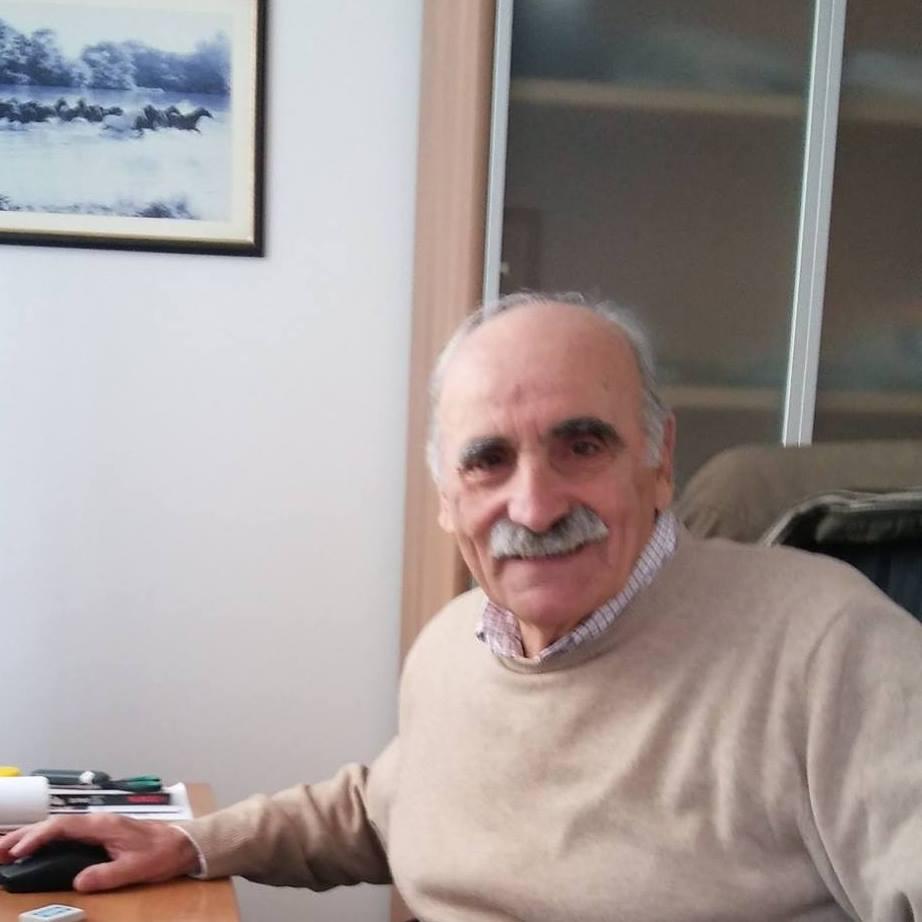 Otello Damiani in una foto tratta dal suo profilo Facebook