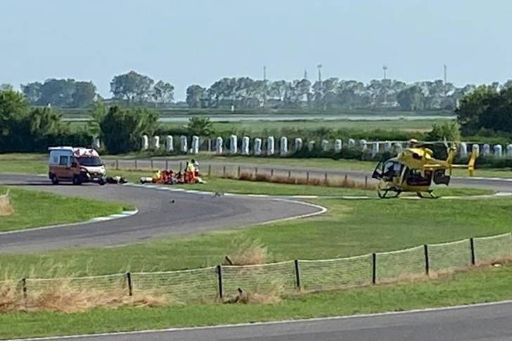San Giuseppe. Cade sulla pista da moto, ferito un uomo di 52 anni
