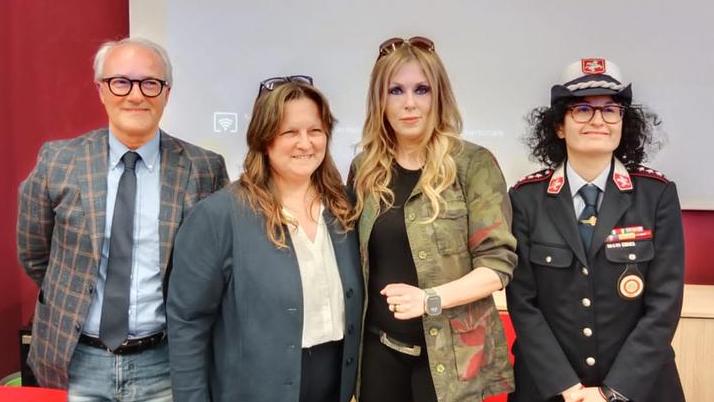 Da sinistra: Pasquale Petrella, Katia Bonari, Roberta Bruzzone, Ernesta Tomassetti