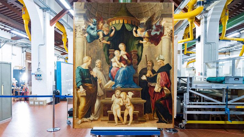 Pescia, slitta di una settimana l’arrivo della Madonna del Baldacchino di Raffaello