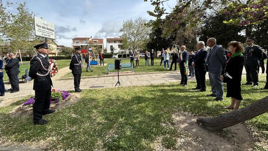La celebrazione del 25 Aprile al Parco della Resistenza