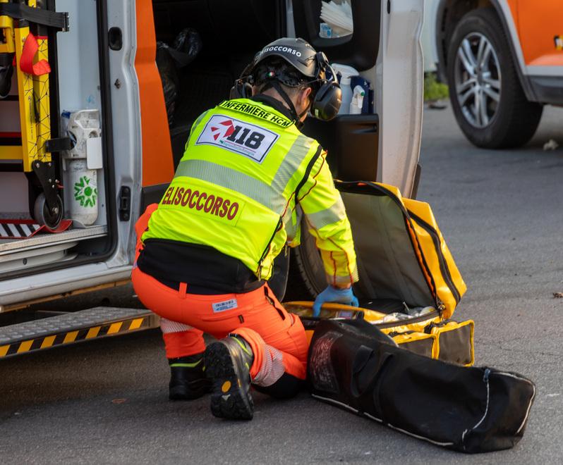 Pilota cade con la moto a San Giuseppe, attimi di paura al circuito