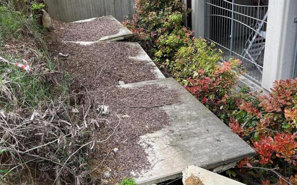 Cedimenti su un muro del cimitero comunale: «Lo sostituiremo»