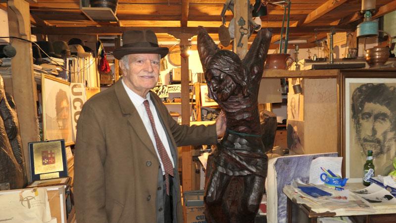 Giuseppe Biancalana, figlio dell’artista Inaco: «Sogno un museo di opere e ricordi nello studio di mio padre»