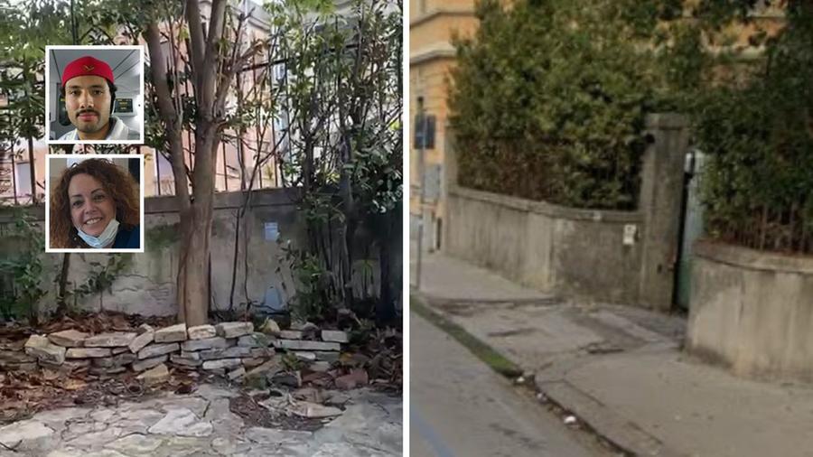 
	Il punto in cui sarebbe fuggito l'assassino senza farsi notare: nei riquadri Gianluca Paul Seung e la dottoressa Barbara Capovani

