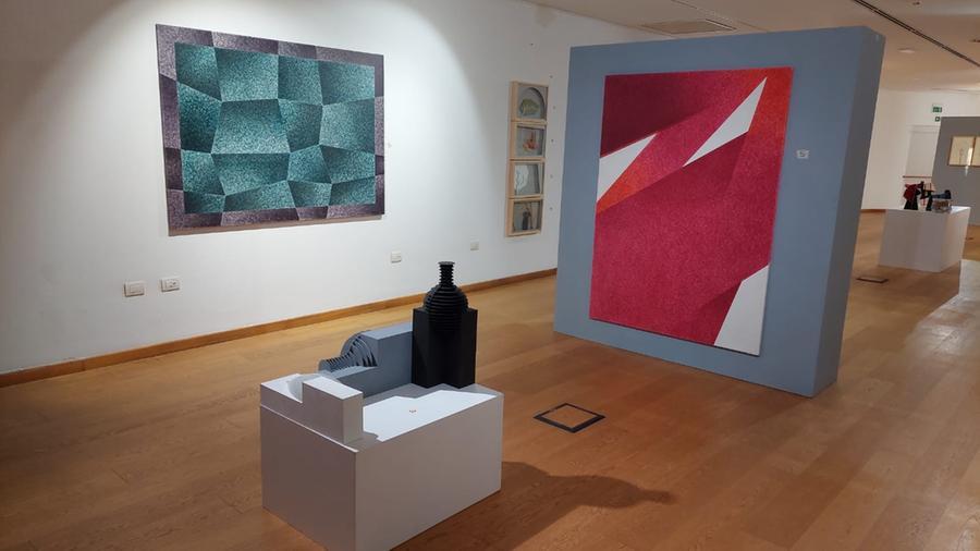 
	Alcune delle opere esposte alla mostra personale di Igino Panzino

