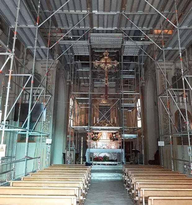 Spezzano, la chiesa si fa “nuova” «Restaurati gli affreschi interni»