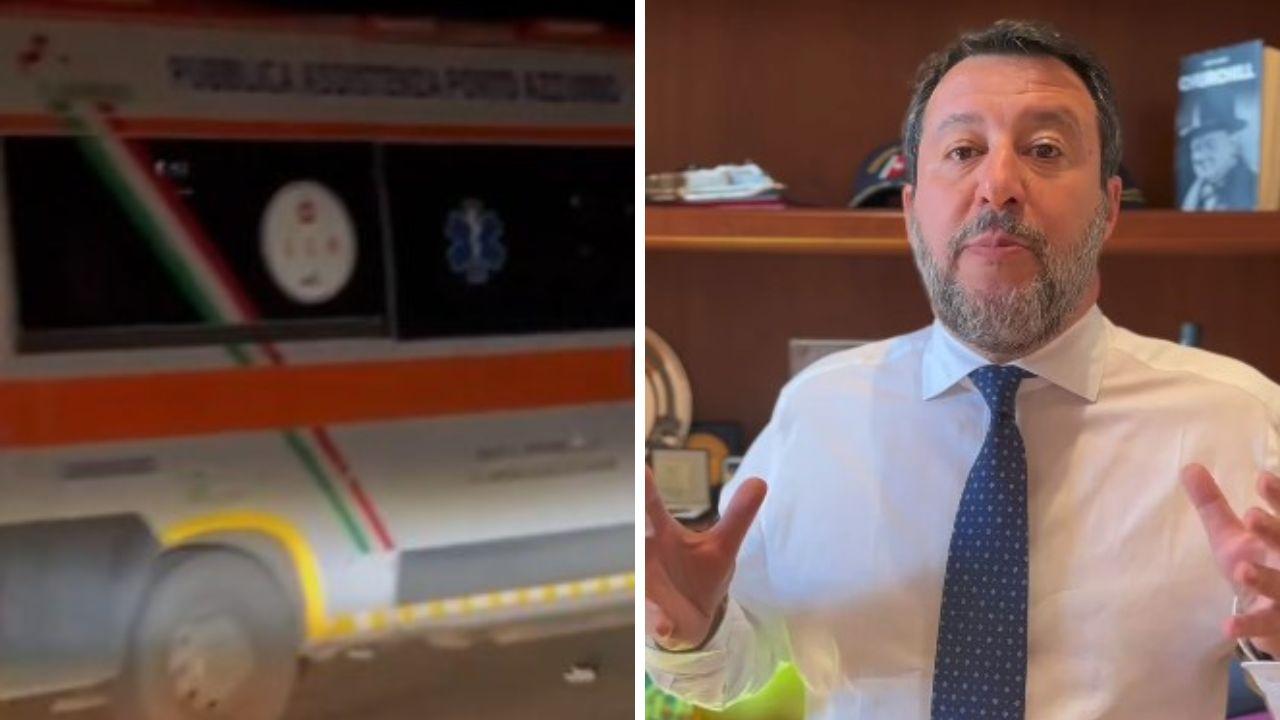 Elba, l'ambulanza rubata per andare in discoteca spopola sul web. E Salvini rilancia il servizio militare – Video