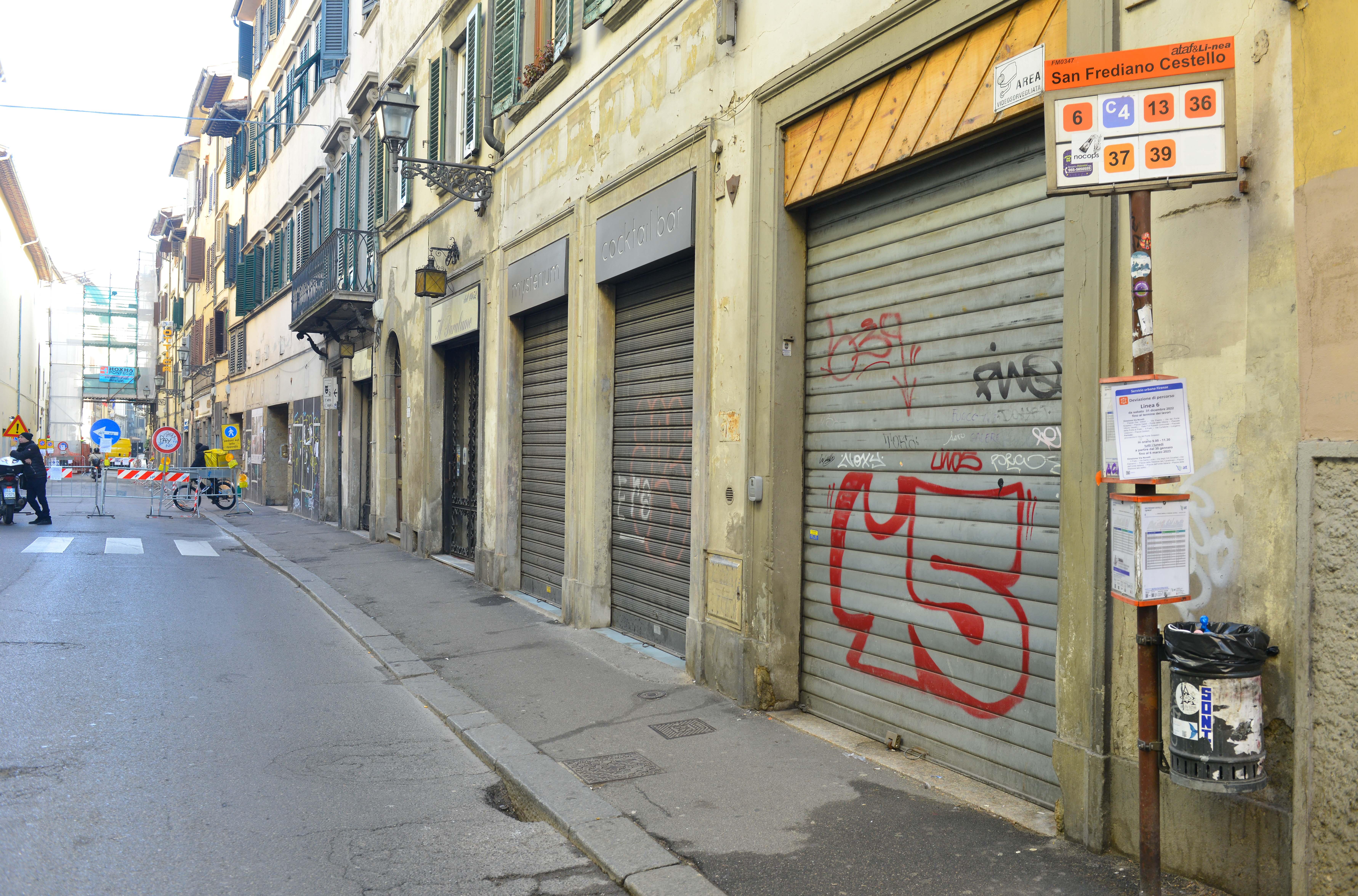 Borgo San Frediano, raccolta di firme per chiedere il ritorno dei bus