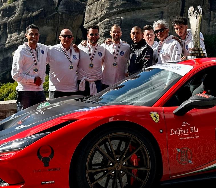 Maranello. Un super Barone con la Ferrari F8 centra un’altra impresa record