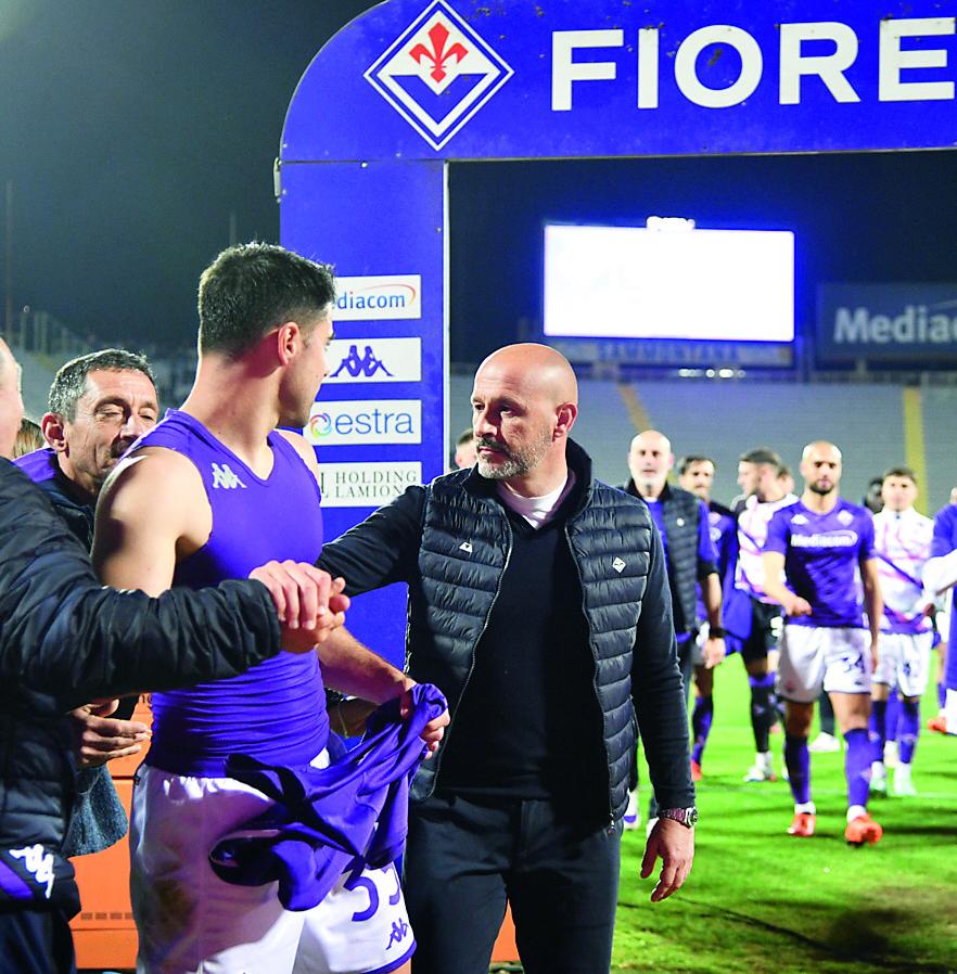 Euforia Vincenzo Italiano «Annata incredibile È un regalo per Firenze»