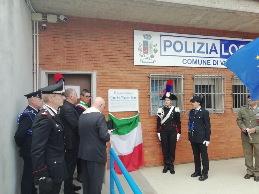 Villacidro, il comando della polizia locale intitolato a Walter Frau