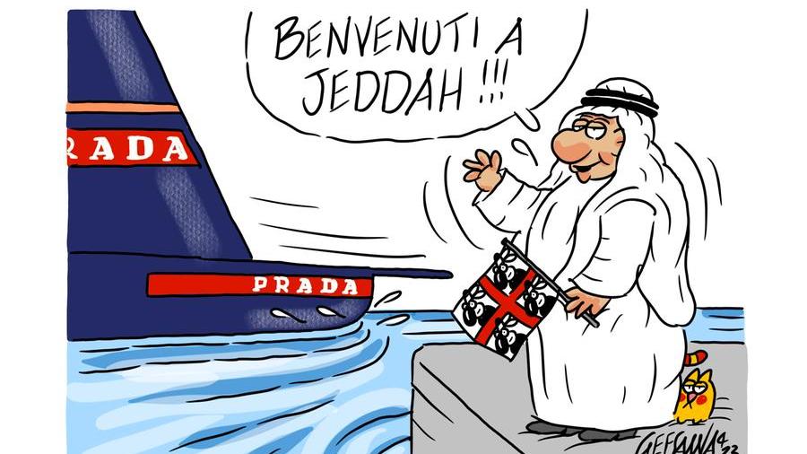 La vignetta di Gef: America’s cup dalla Sardegna a Jeddah