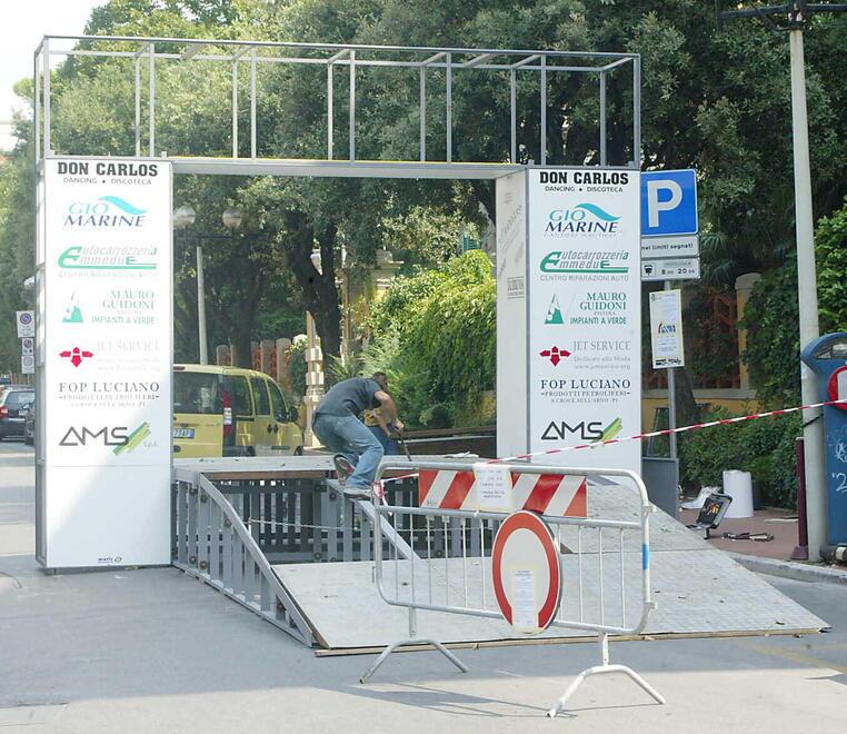 Una delle ultime edizioni del rally a Montecatini