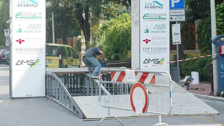 Una delle ultime edizioni del rally a Montecatini