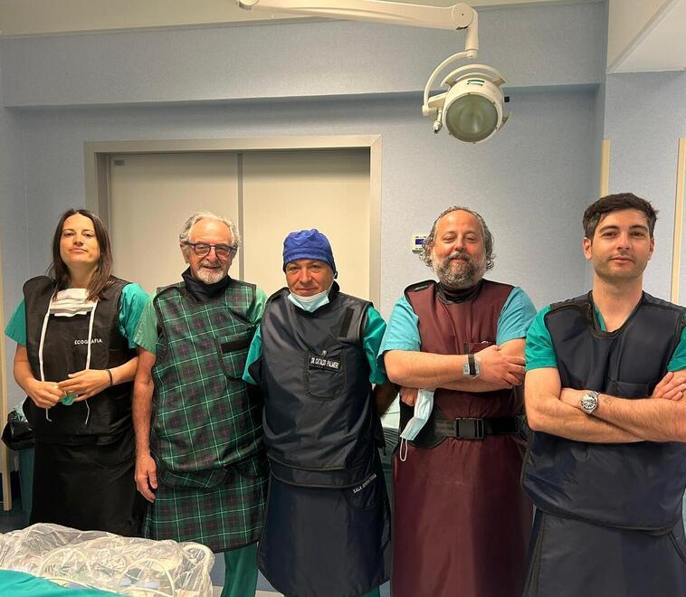 Da destra: Murzi Credi (Noa) Palmieri Rizza e Di Sibio