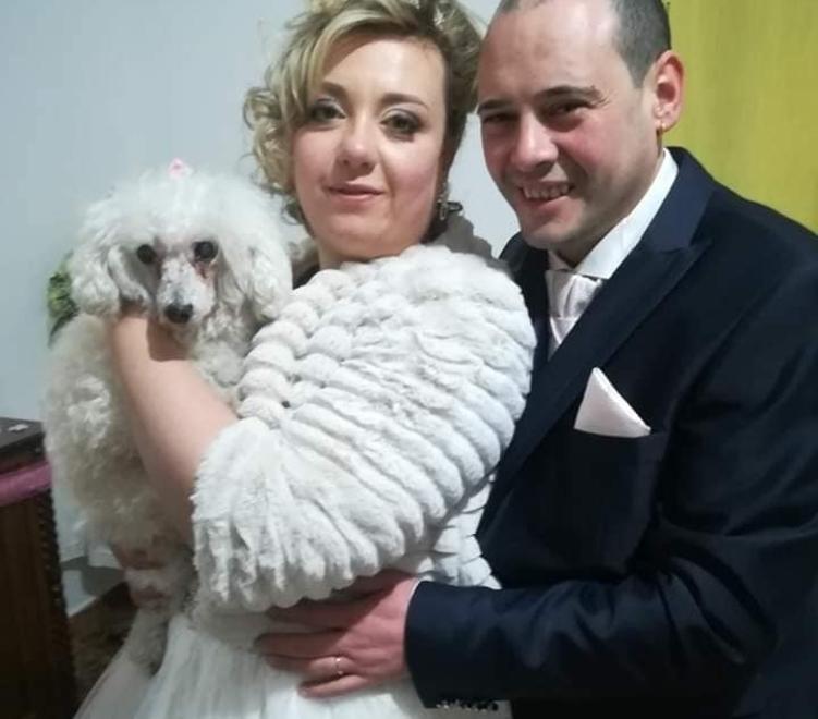 Elisa Pierangioli e Gianni Bontempo il giorno delle nozze