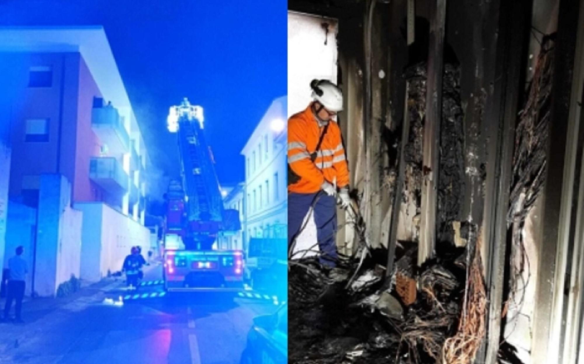 Le operazioni dei vigili del fuoco e i contatori bruciati