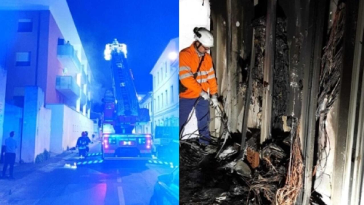 Le operazioni dei vigili del fuoco e i contatori bruciati