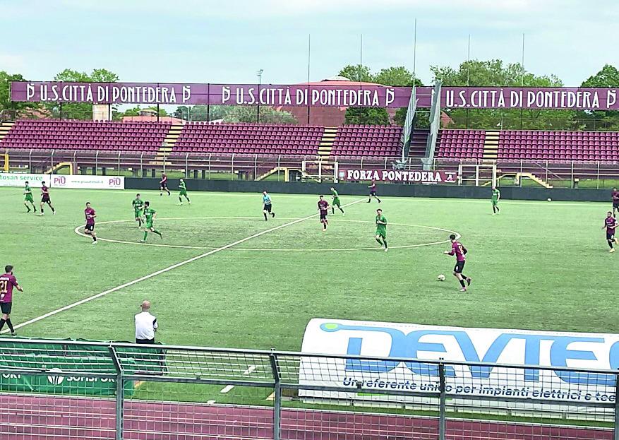 Il Pontedera si prepara allo storico playoff: la festa in città, le 6 reti al Perignano e “l’angoscia” della giustizia sportiva