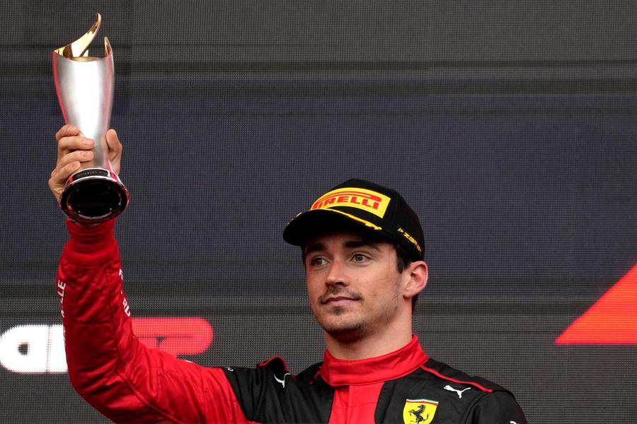 Leclerc regala alla Ferrari il primo podio stagionale: è terzo  nel Gp di Azerbaigian