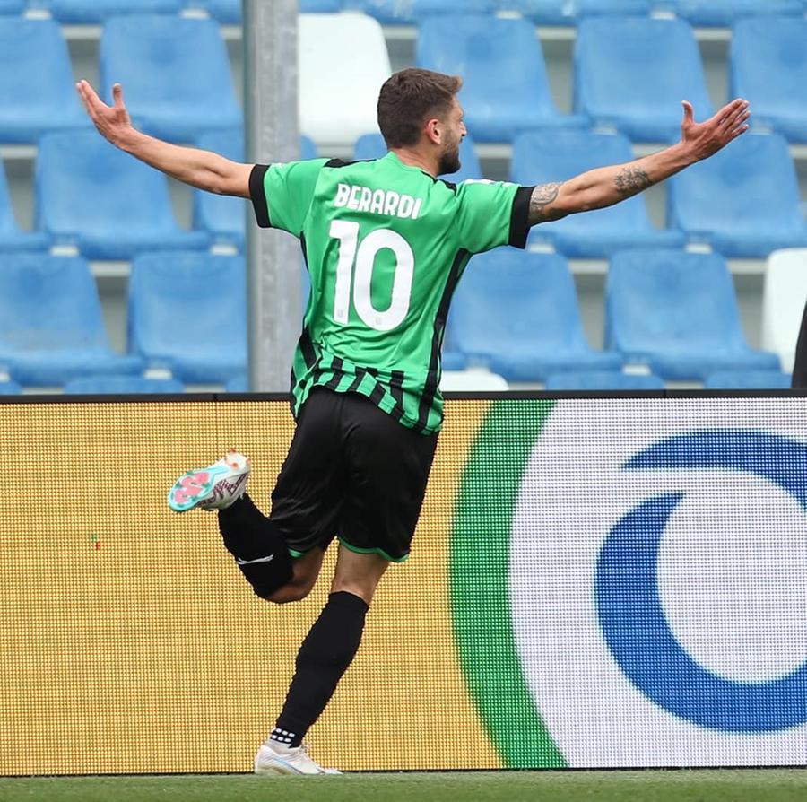 Impresa del Sassuolo, in dieci ribalta l’Empoli con la doppietta di un ritrovato Berardi