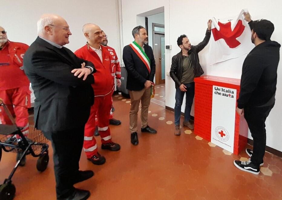 Croce Rossa Carpi Triplice inaugurazione Un’ambulanza, sala corsi e la cucina 