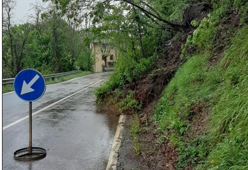 Maltempo in provincia di Modena: problemi alla viabilità in alcune strade in collina e in Appennino