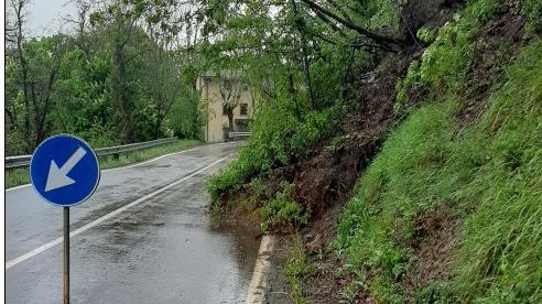 Maltempo in provincia di Modena: problemi alla viabilità in alcune strade in collina e in Appennino