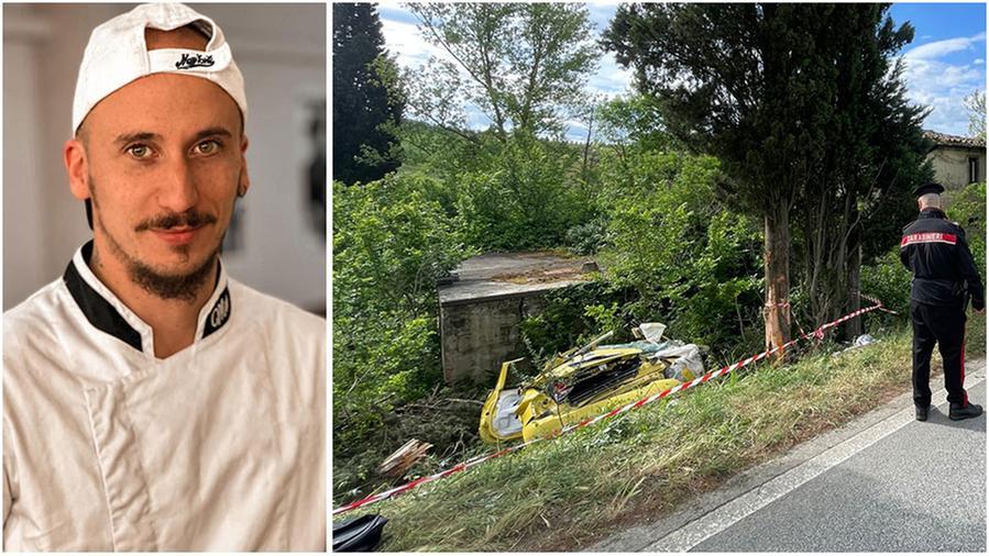 Matteo Moriani, la vittima, e il luogo dell'incidente