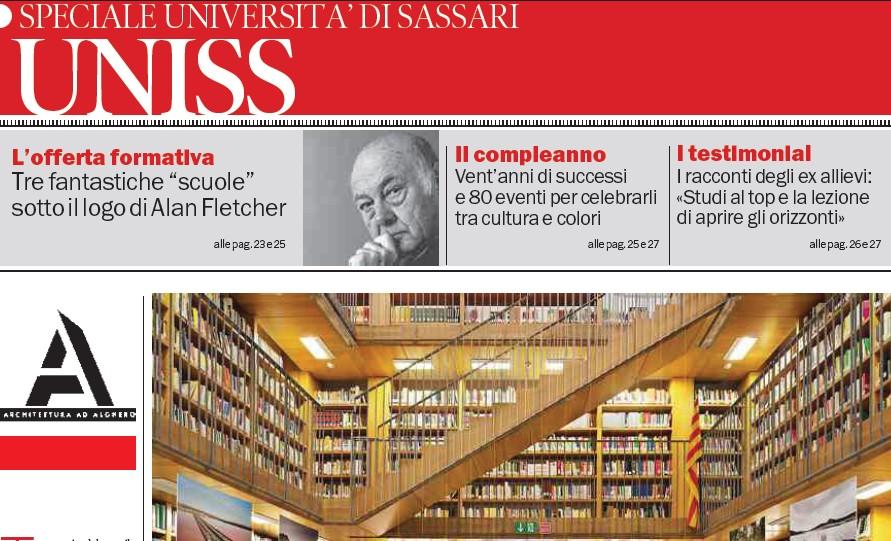 Speciale Università di Sassari – Dipartimento di Architettura