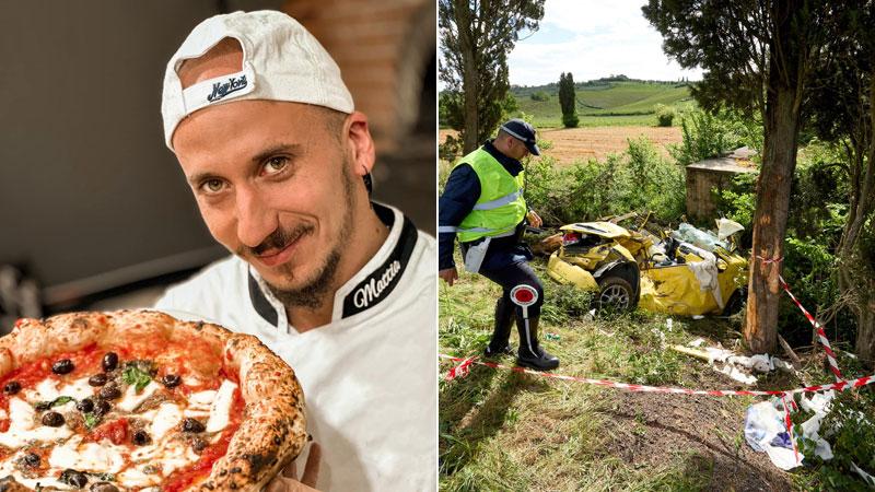Pizzaiolo morto in auto, l’ipotesi: ha sterzato per evitare un animale. Matteo Moriani stava per diventare padre