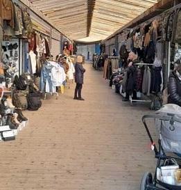 Una foto d’archivio del mercatino americano