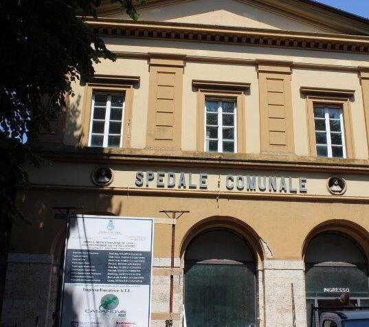 L’edificio dell’ex ospedale Lucchesi