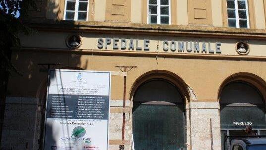 L’edificio dell’ex ospedale Lucchesi