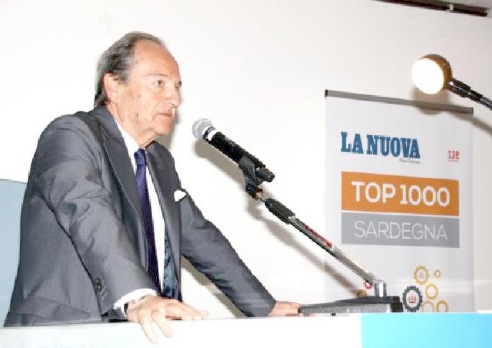 Maurizio De Pascale durante la presentazione del Top 1000 a Sassari