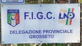L’esterno della sede della delegazione provinciale della Figc