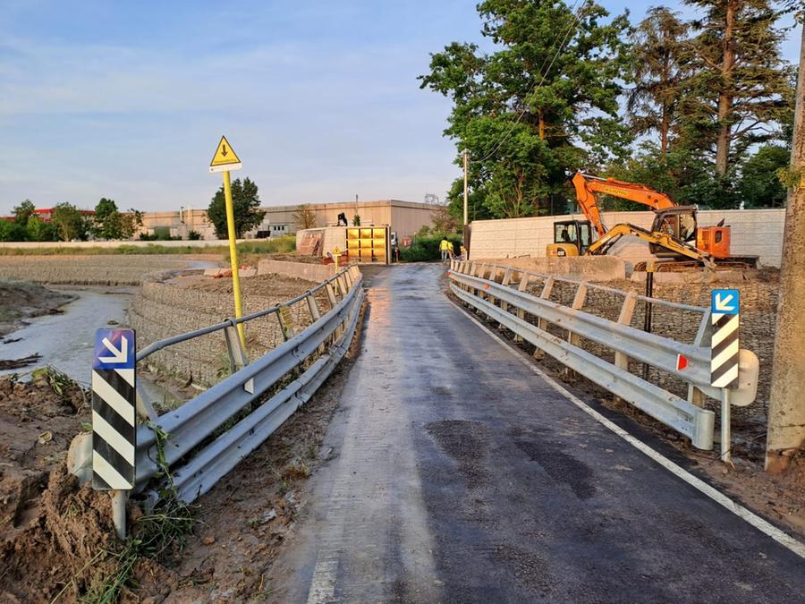 Maltempo, riaperto anche il ponte di strada Curtatona a Modena