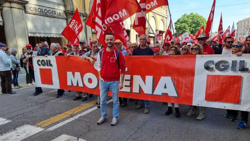 Manifestazione sindacale di Bologna Uno su dieci da Modena «Uniti per i lavoratori» 